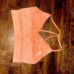 Gymshark cropped tank orange
